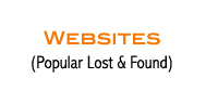 Guide to websites for Lost and Found